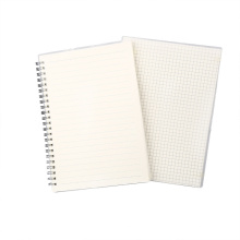 Pp Frosted Cover Protection Protection Spiral Grid Lines Notebook